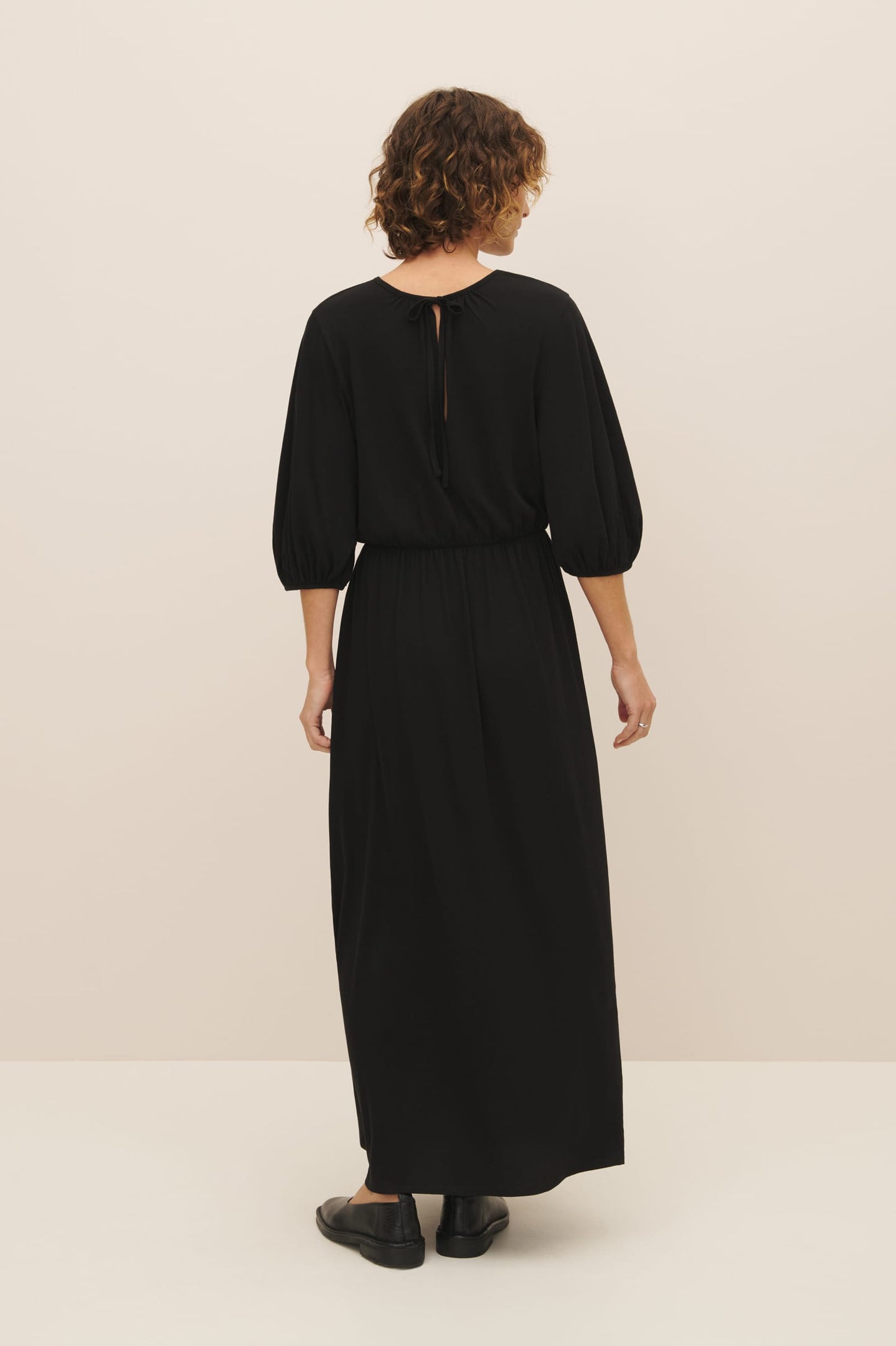 Gather Drape Dress