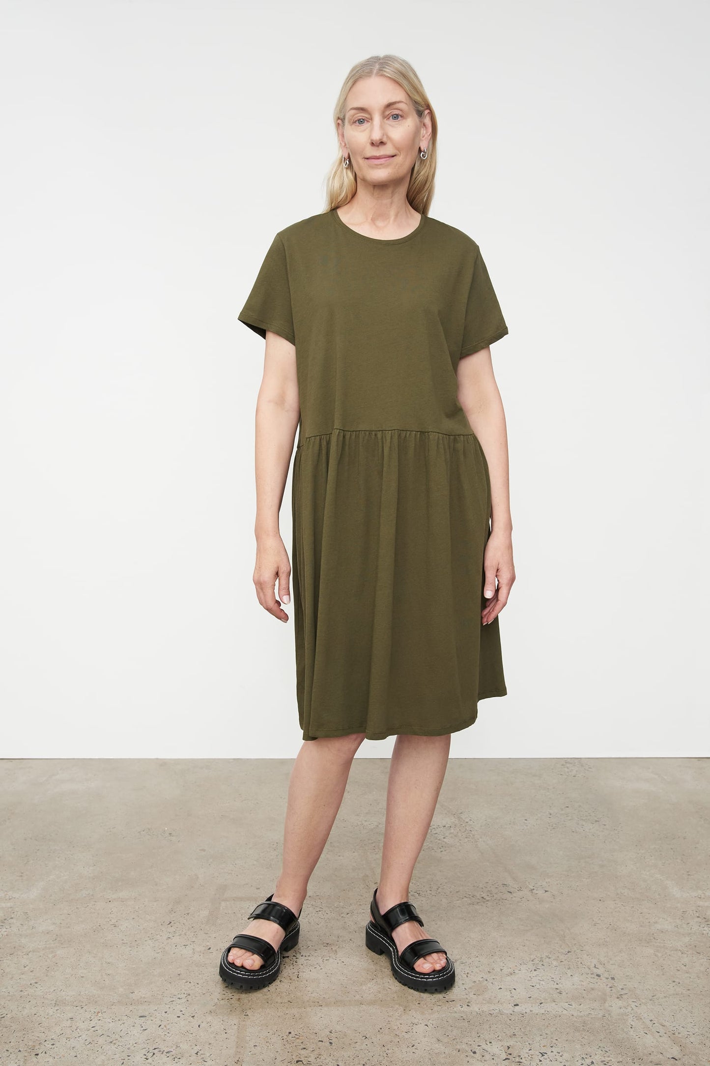 Gather Tee Dress