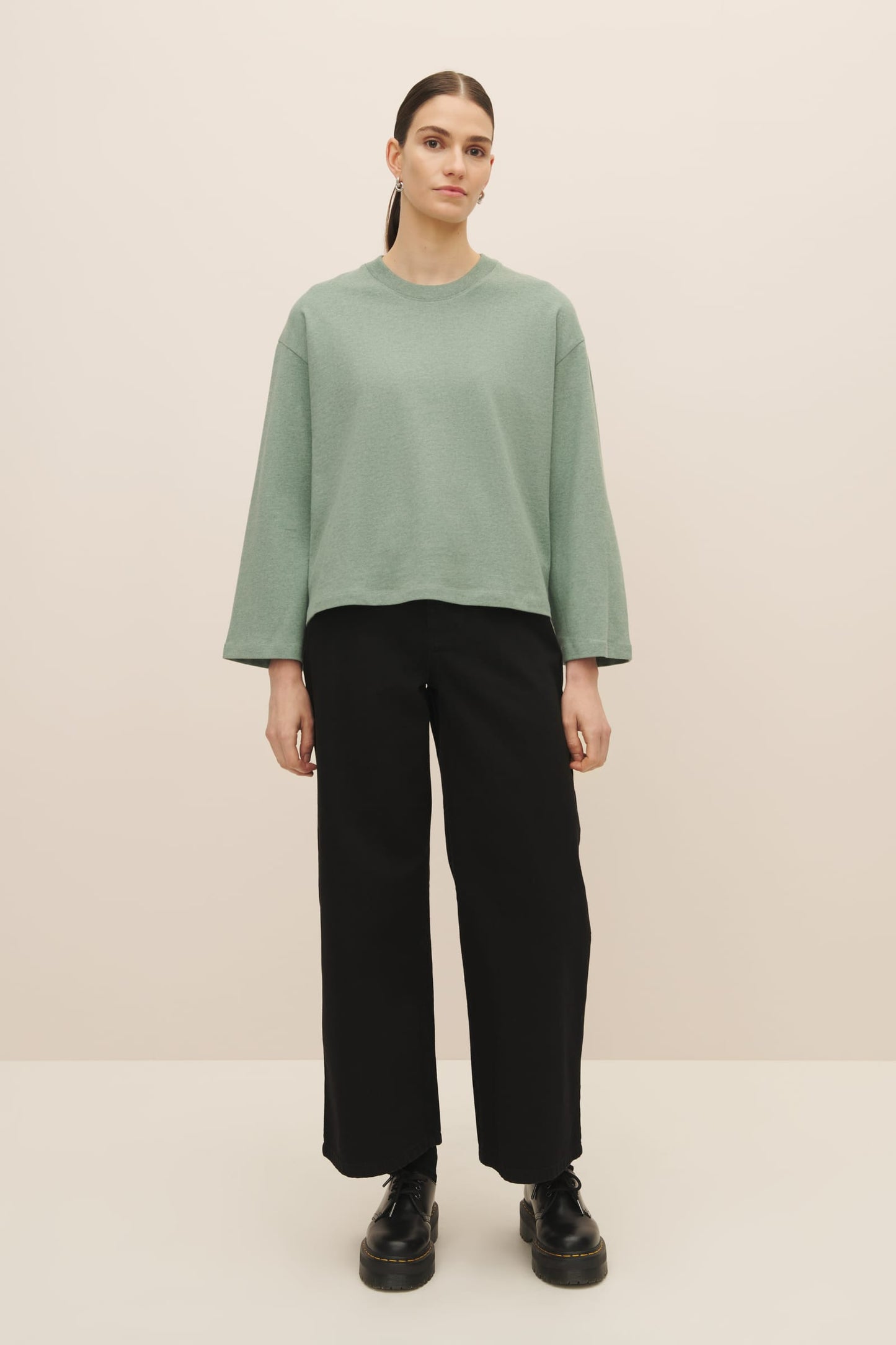 Boxy Long Sleeve Top