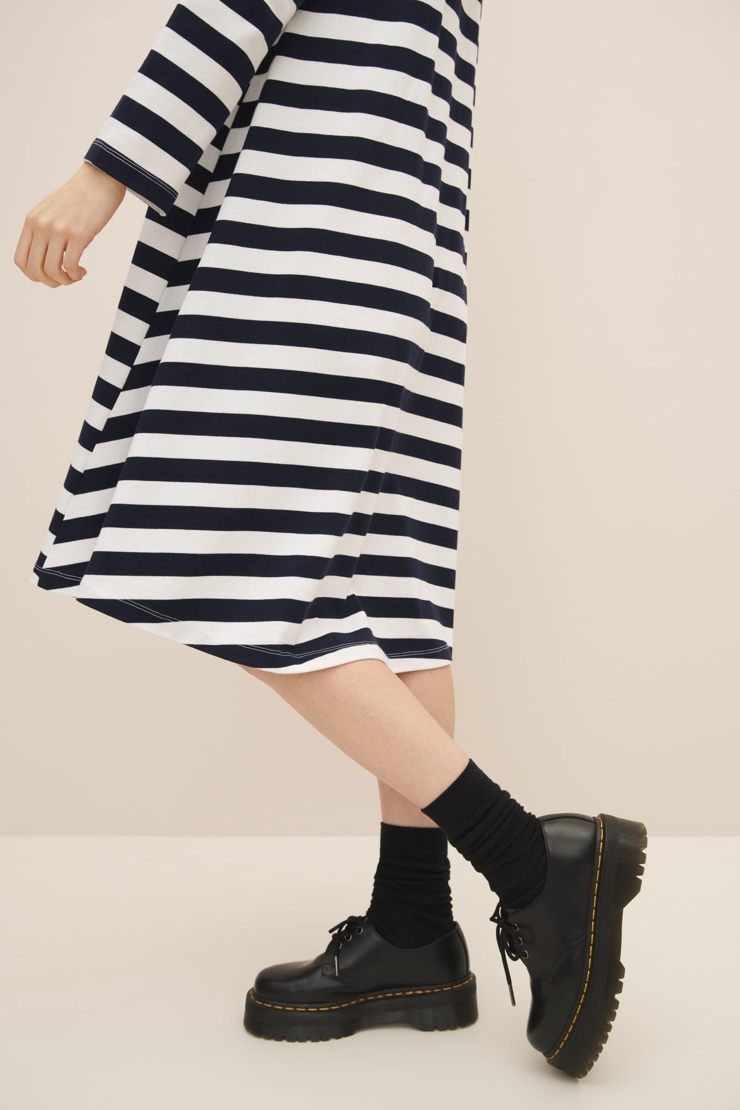 Long Sleeve A-Line Dress