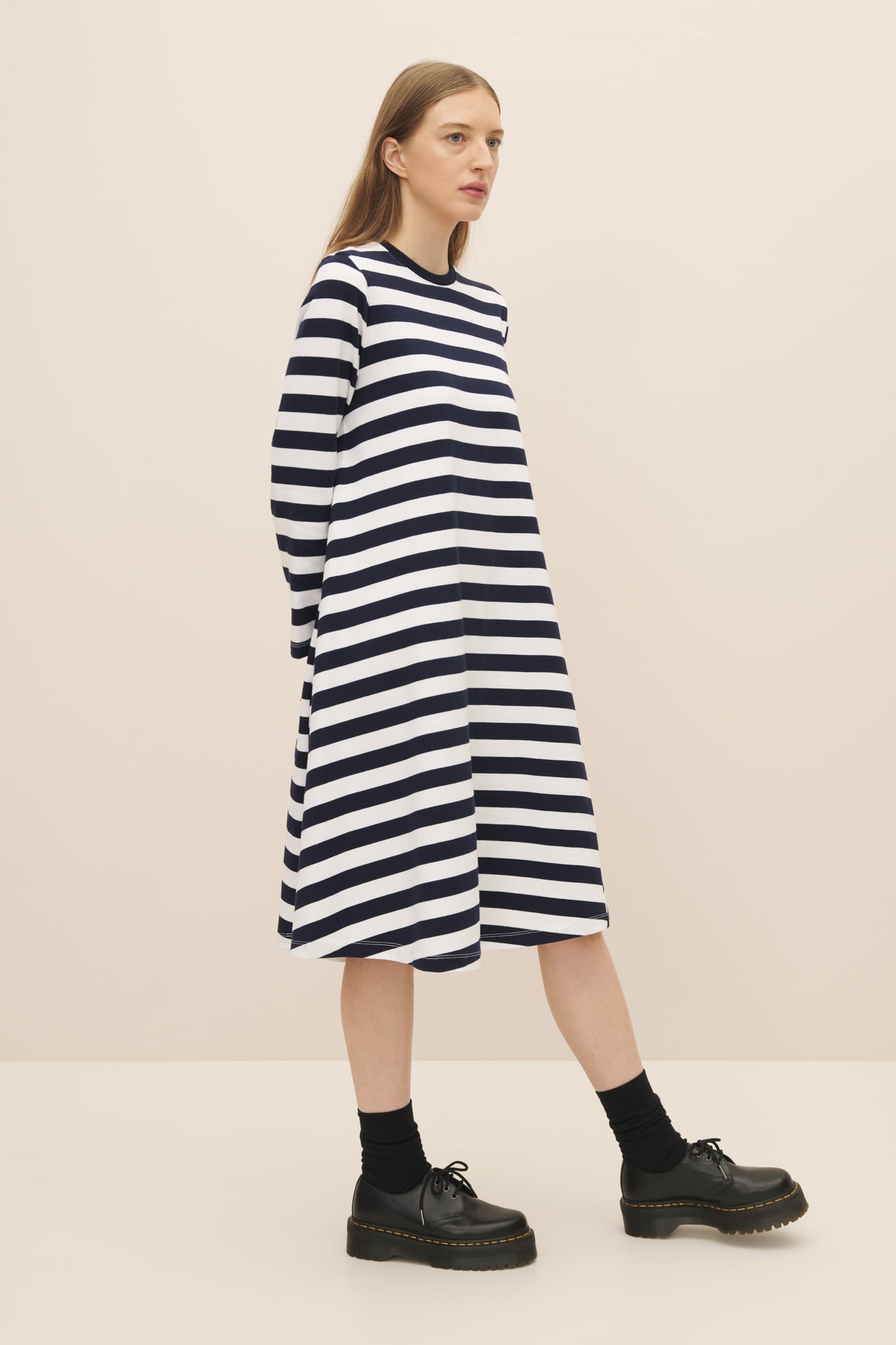 Long Sleeve A-Line Dress