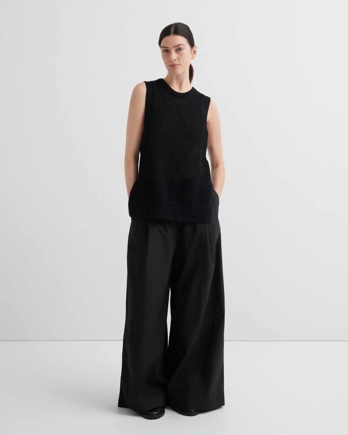 Pointelle Vest