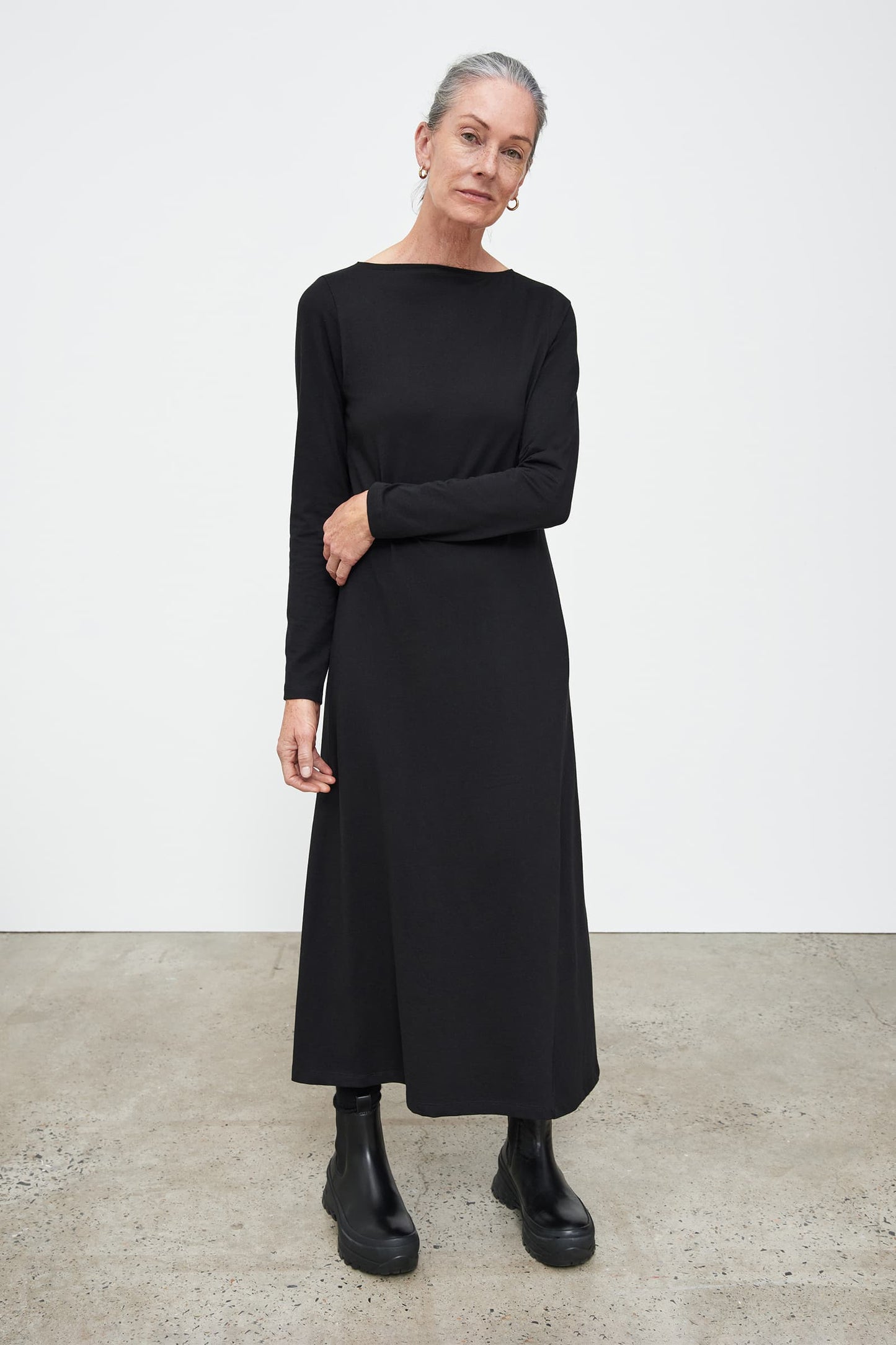 Boat Neck Dress