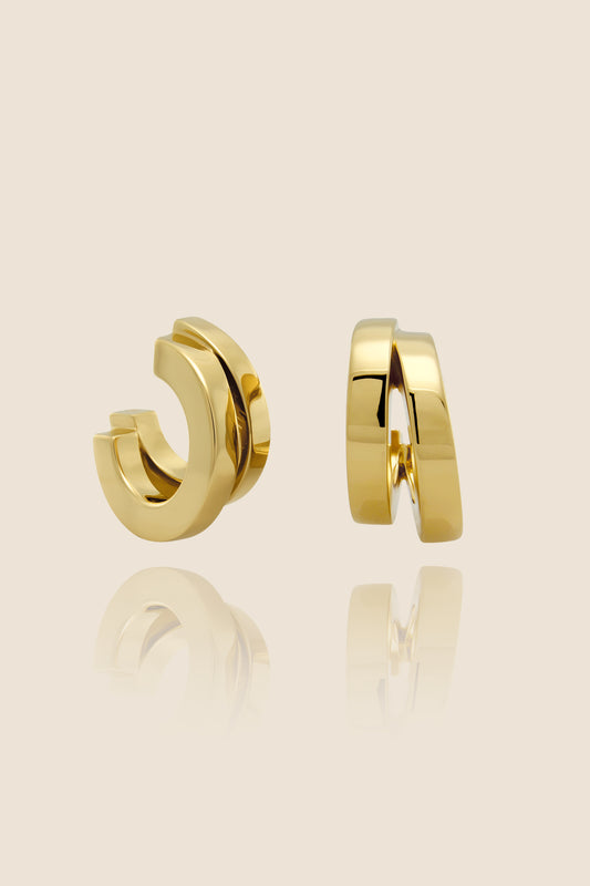 Hunch Double Hoops (Pair)