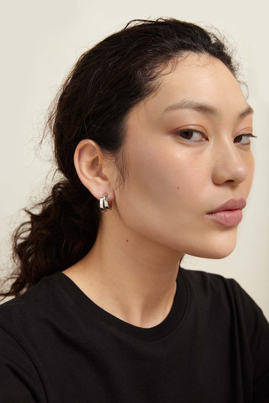 Hunch Double Hoops (Pair)