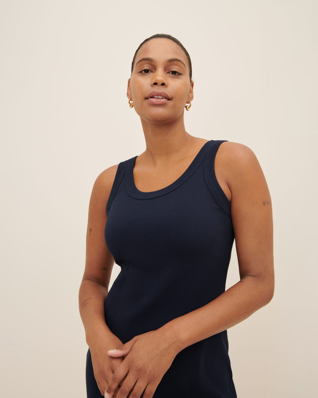 Column Rib Dress