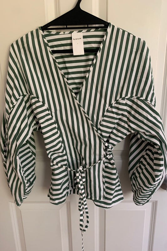 Sculptured Wrap Top