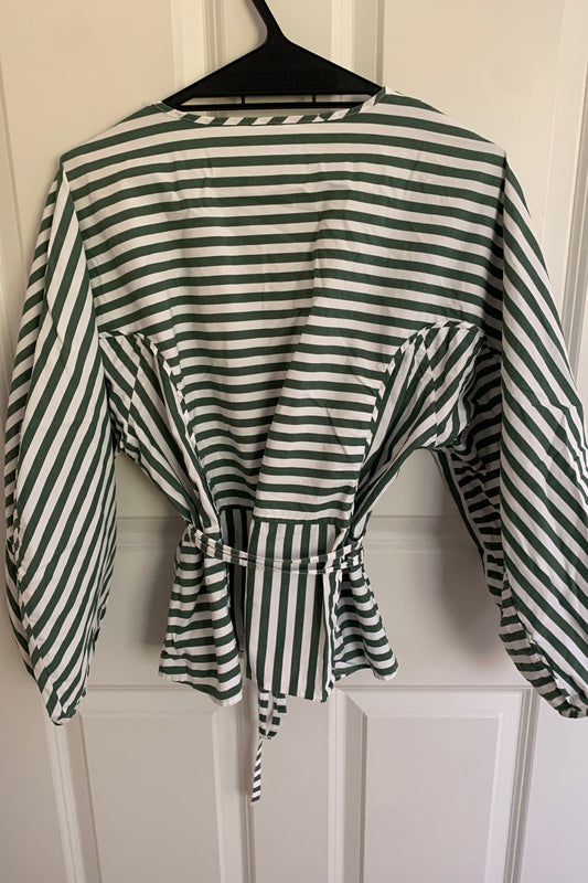Sculptured Wrap Top