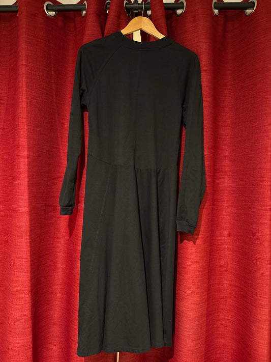 Panel Long Sleeve Dress