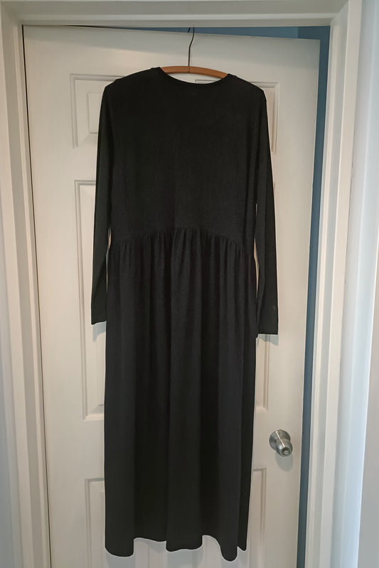 Long Sleeve Gather Dress