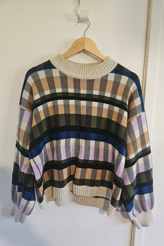 Autumn Check Jumper
