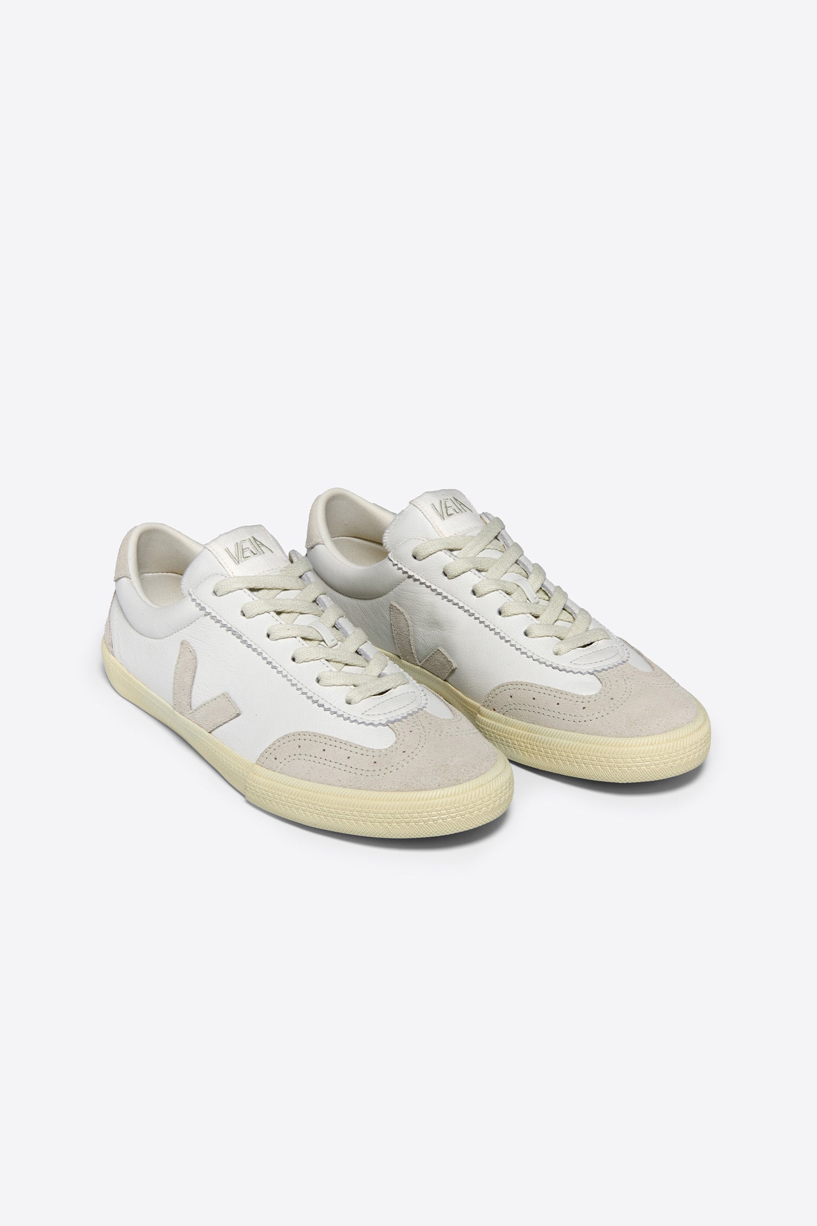 Shop Volley O.T Leather - White Natural