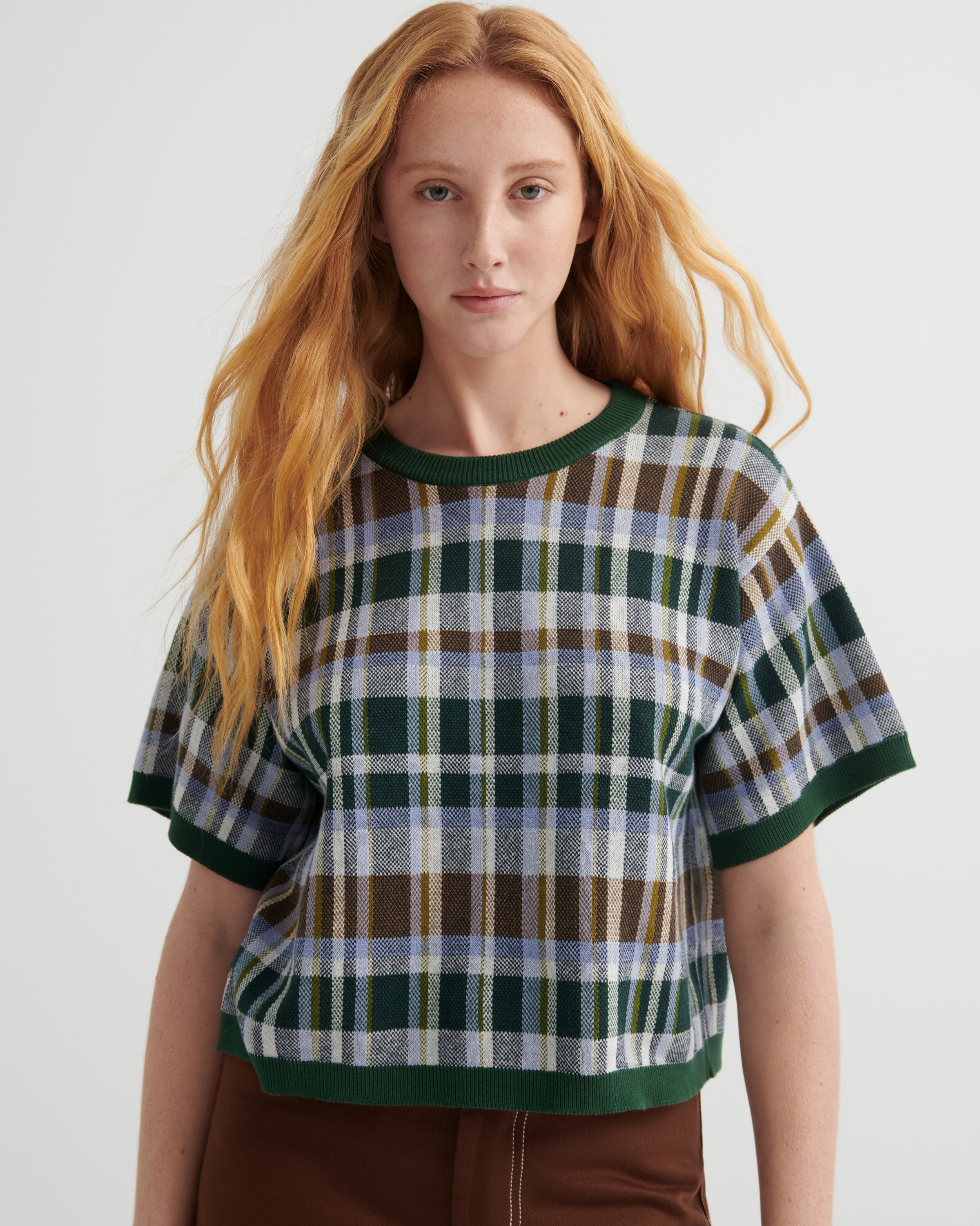 Chequered Tee