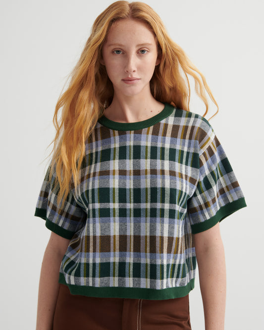 Chequered Tee