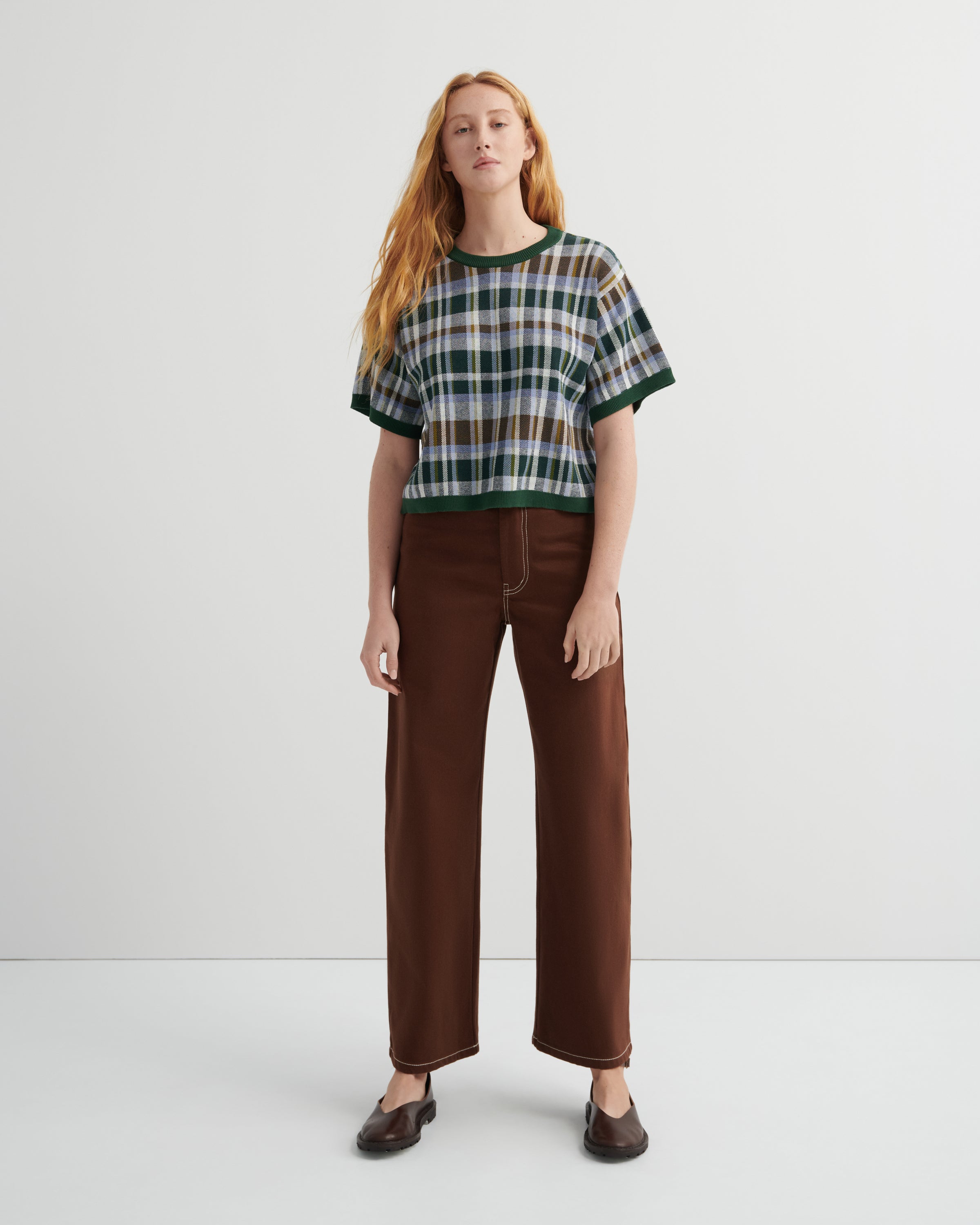 Chequered Tee