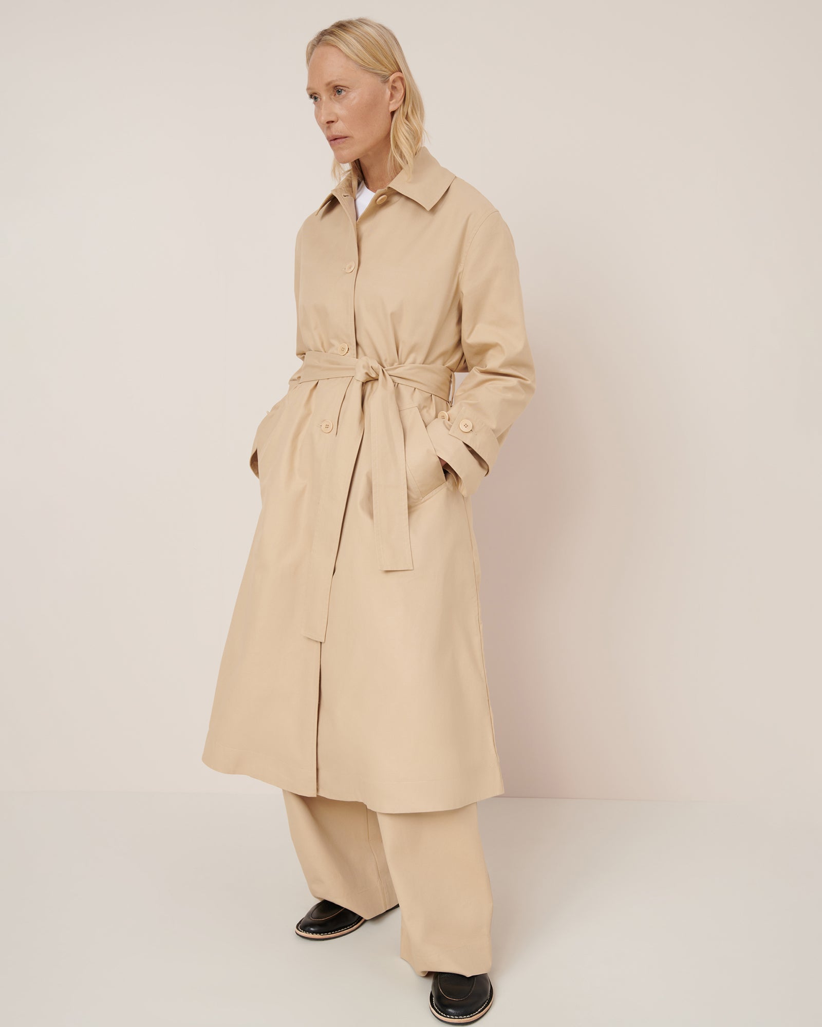 Shop Cleo Trench - Dune