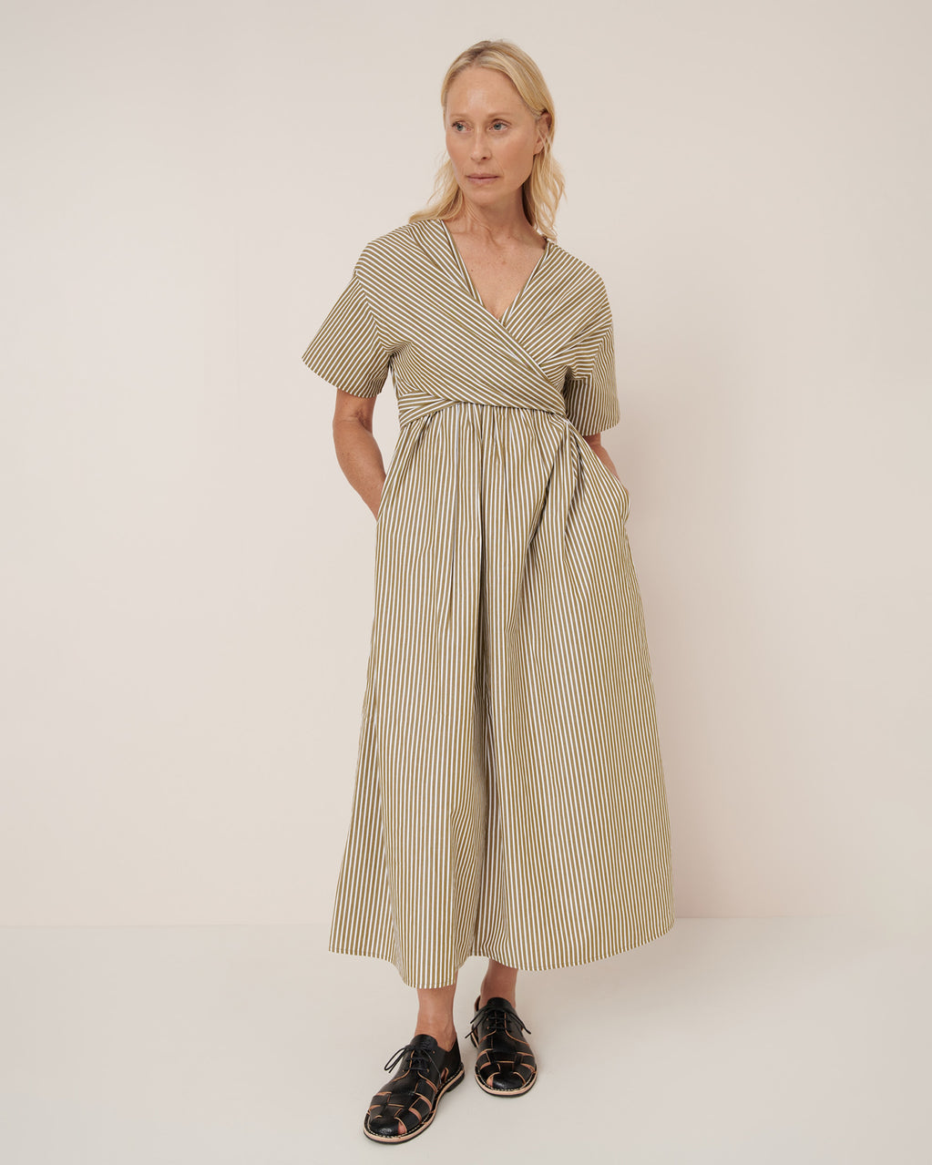 green emerald velvet dress Kowtow Elm Dress – Ivy – At Home With Rose main image 0