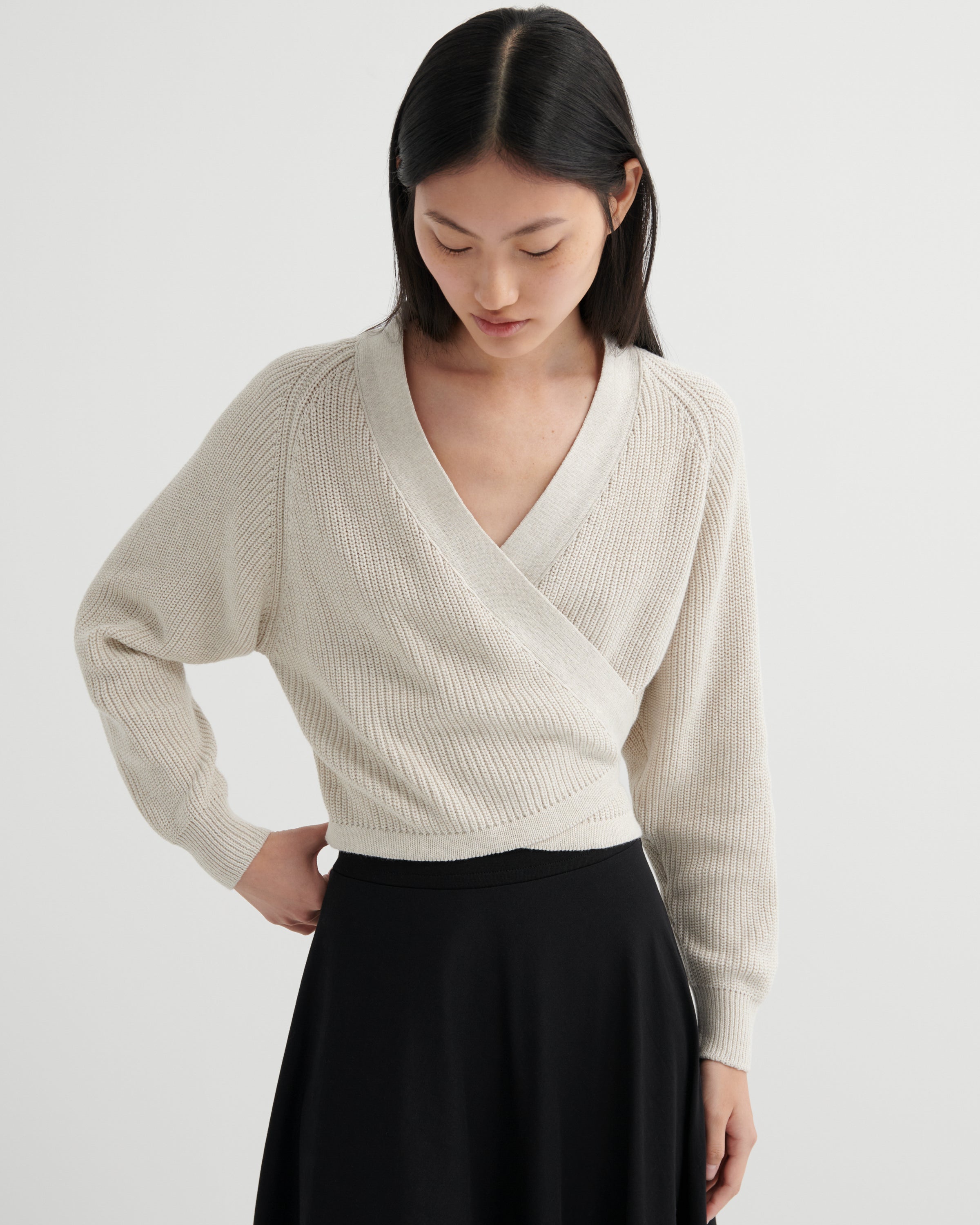 Shop Composure Cardigan - Oat Melange