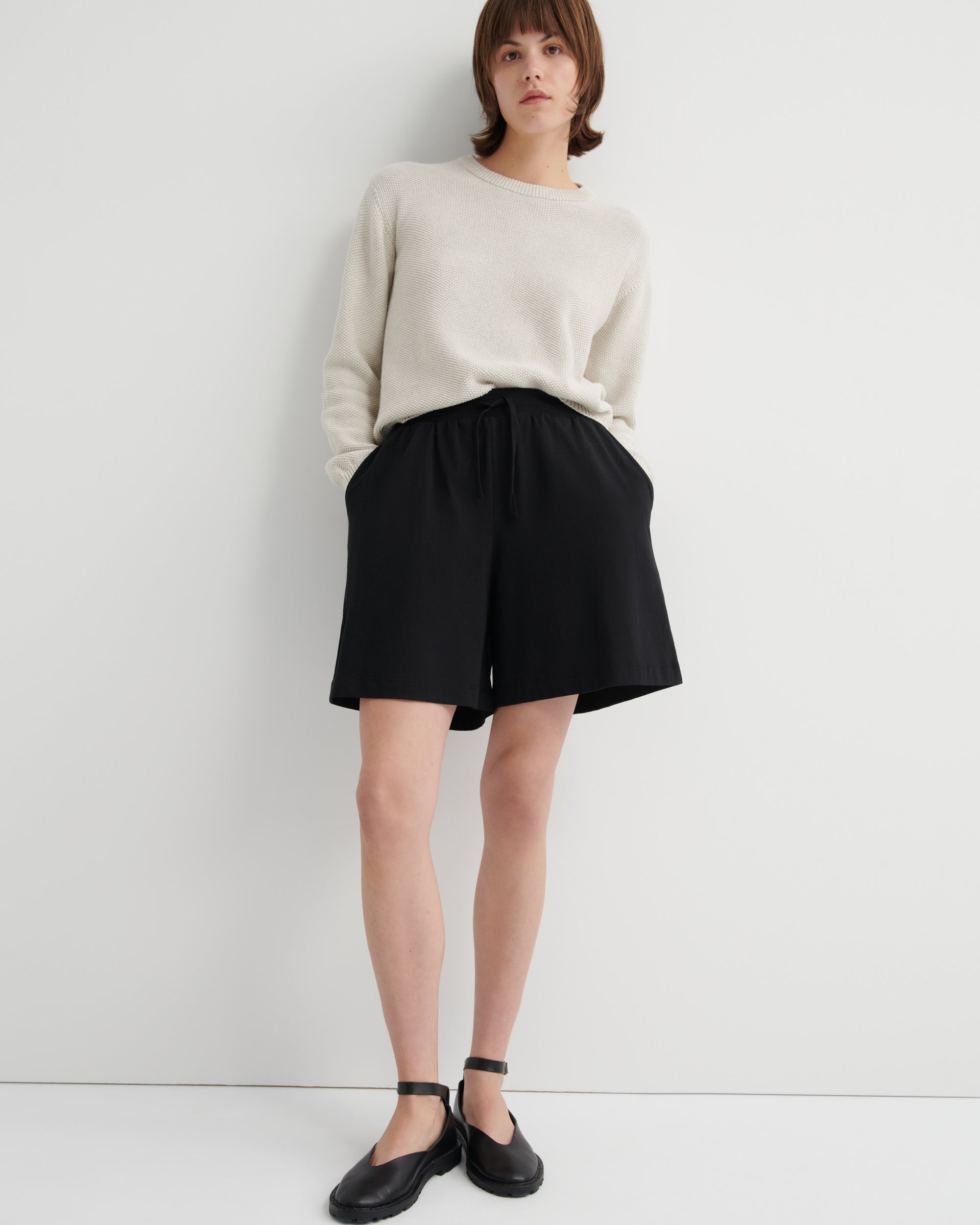Shop Drawcord Shorts - Black