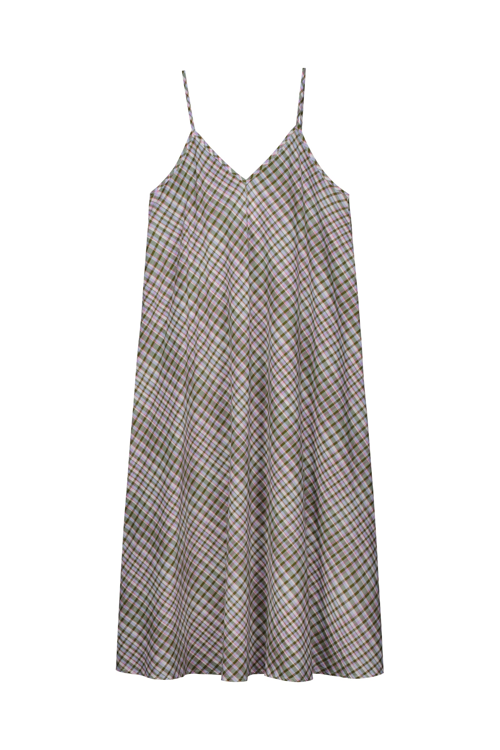 Vince plaid slip store dress