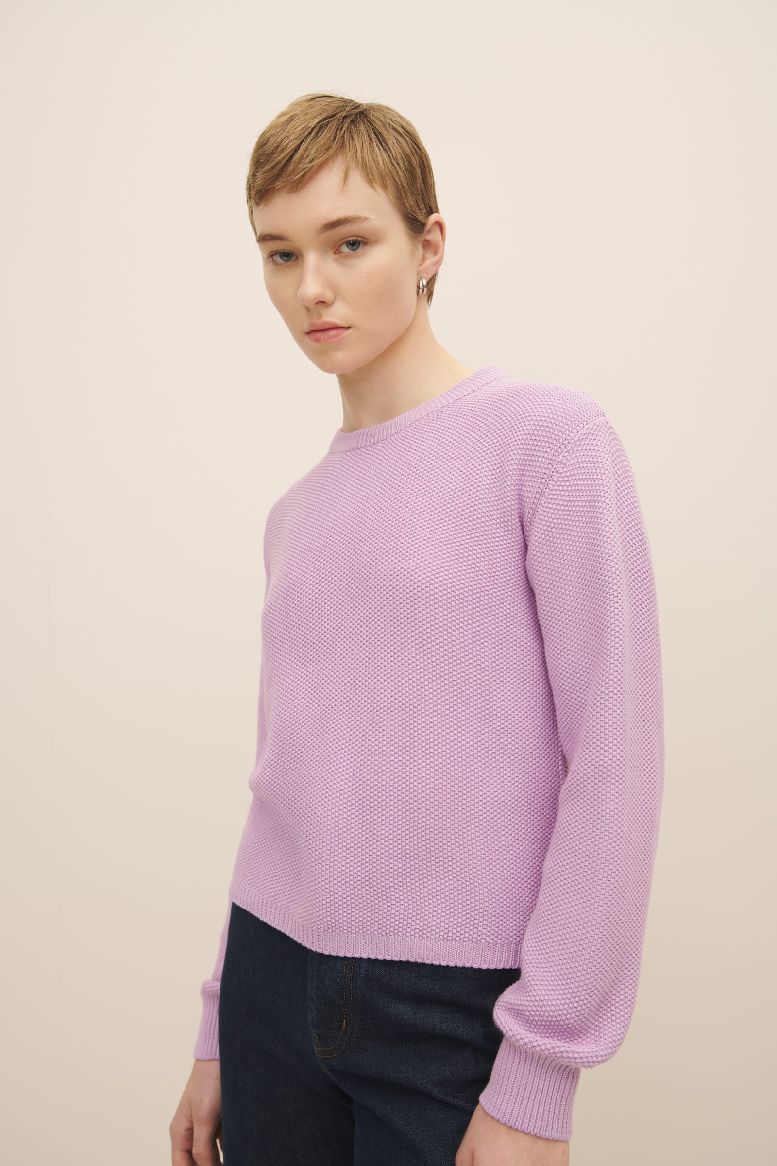 Shop Escape Crew Lilac Kowtow Clothing Kowtow