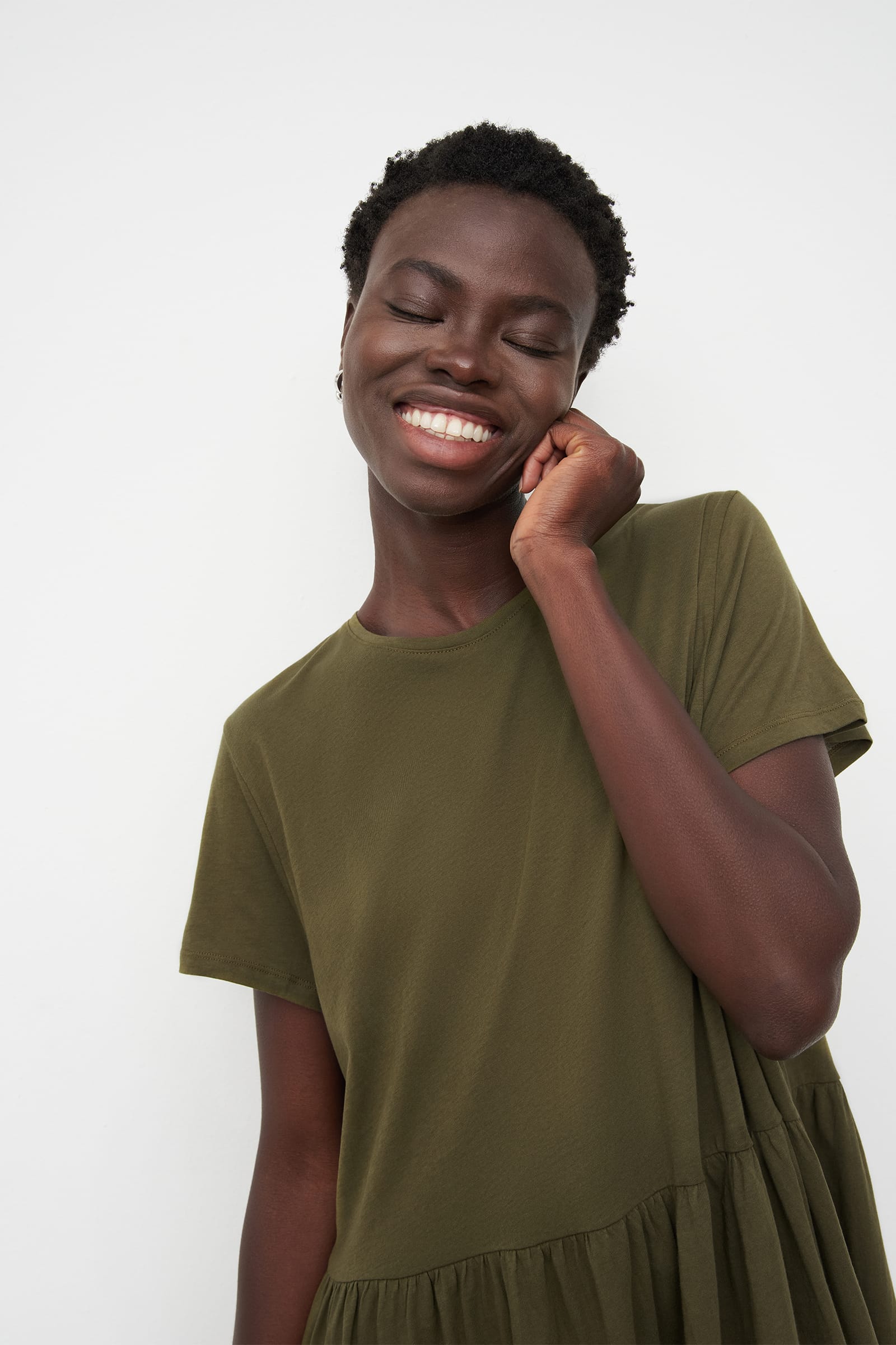 Green t hotsell shirt dress