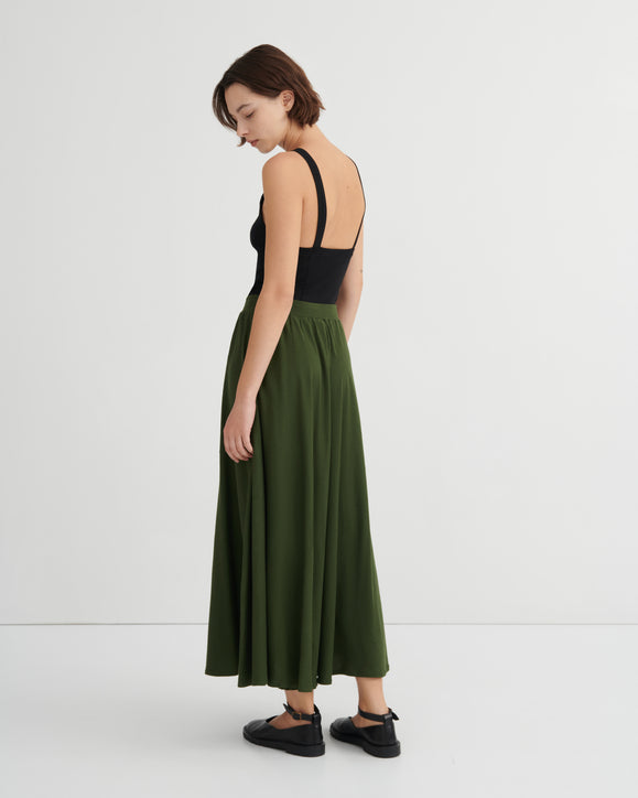 Light Sphere Skirt - Sycamore | Kowtow Clothing | Kowtow