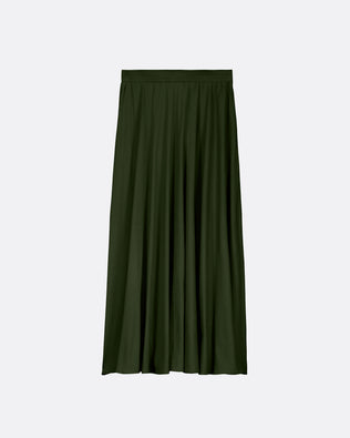 Dark green skirt on a white background