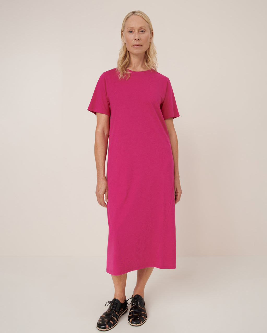 kowtow pink dress Dress Kowtow Flare Hem Dress