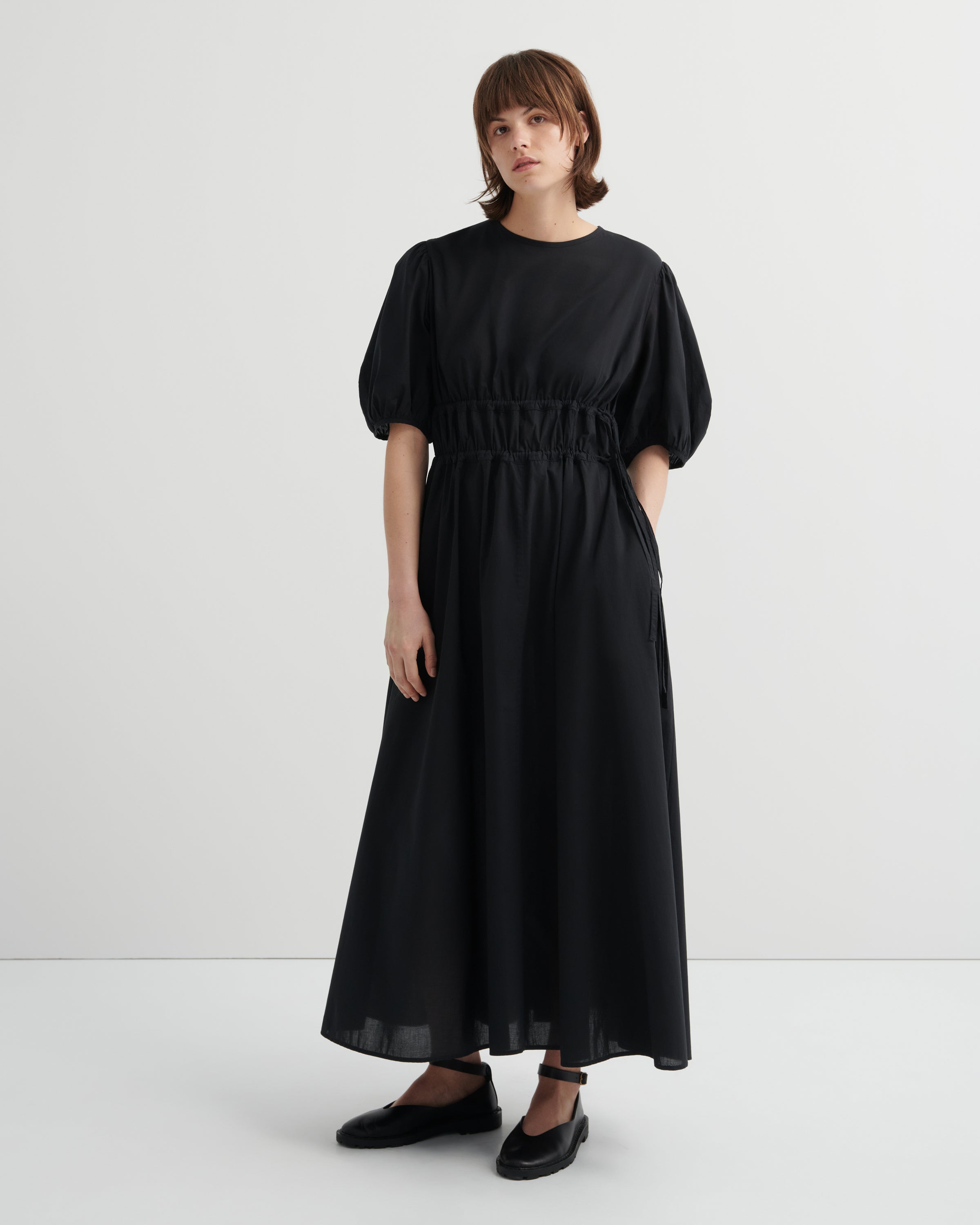 Shop Long Celeste Dress - Black