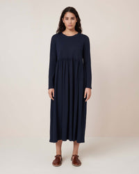 Long Sleeve Gather Dress