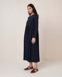 Long Sleeve Gather Dress