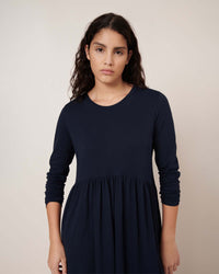 Long Sleeve Gather Dress