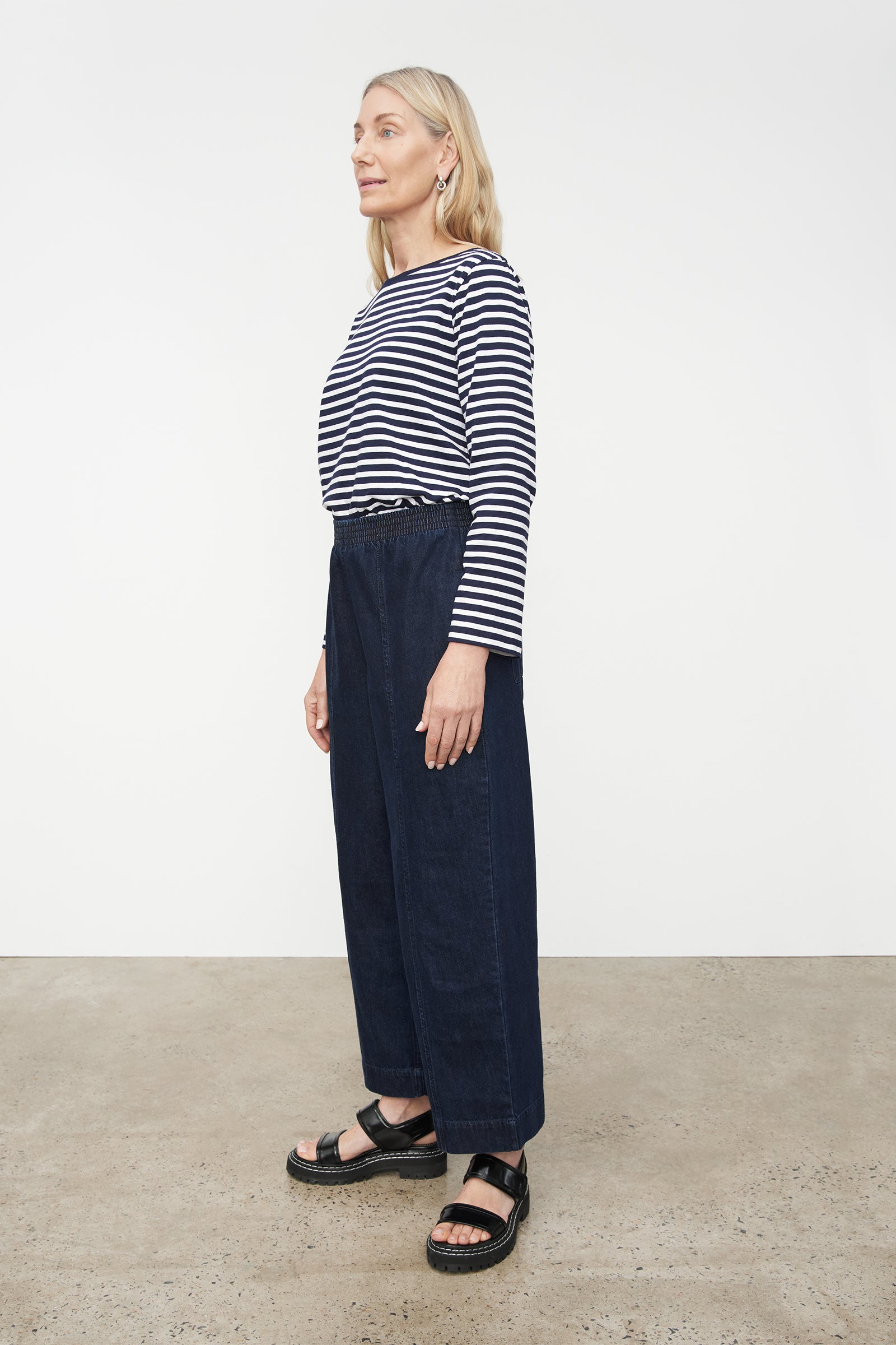 Marina Pants - Indigo Denim | Sustainabile Denim Jeans | Kowtow