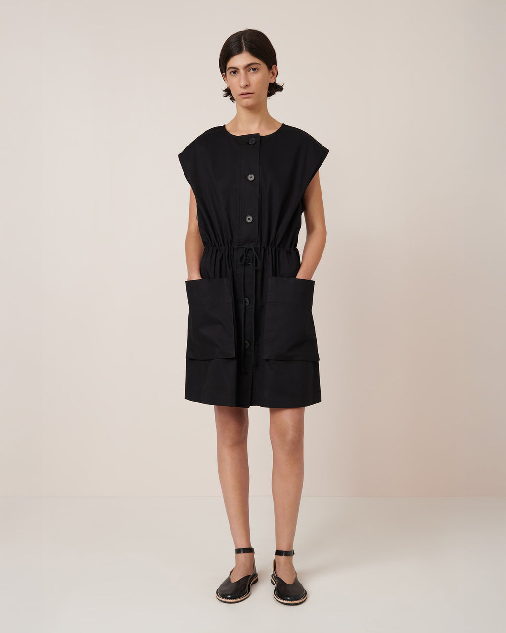 Shop Parker Dress - Black | Kowtow Clothing
