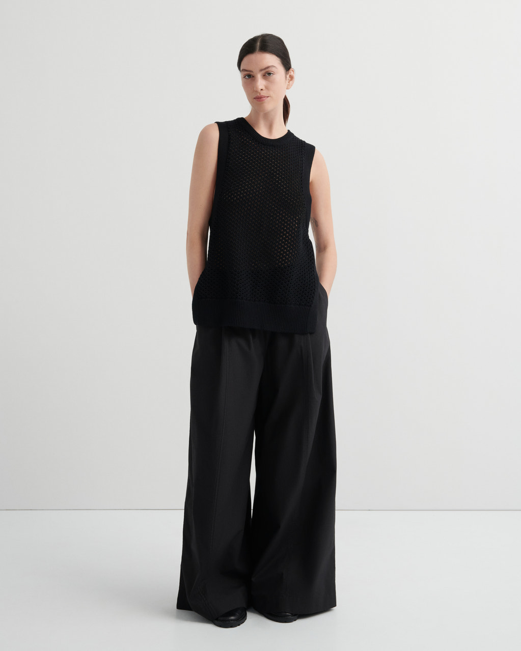 Pointelle Vest