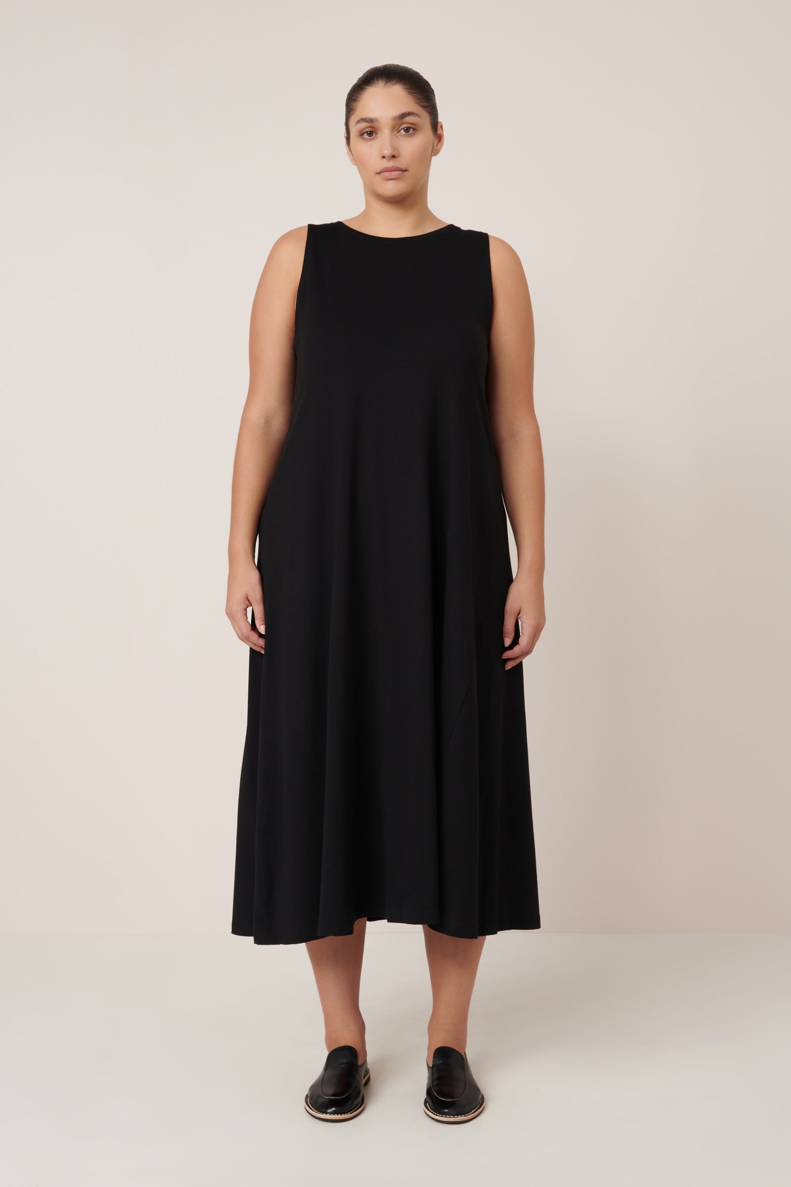 Plus Size Black Tank Dress Plus Size Basic Tank Dress Black