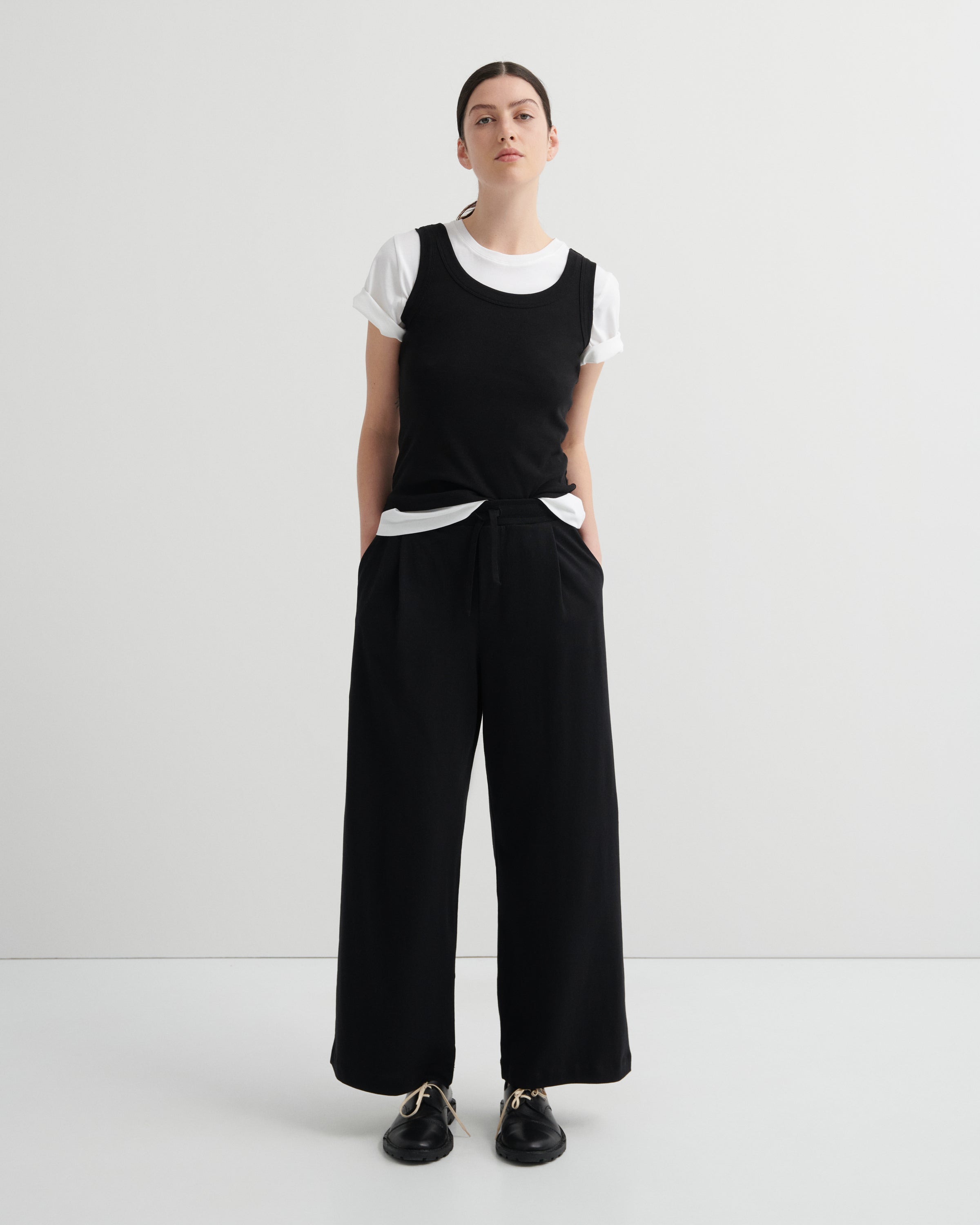Shop Wide Leg Pant - Black