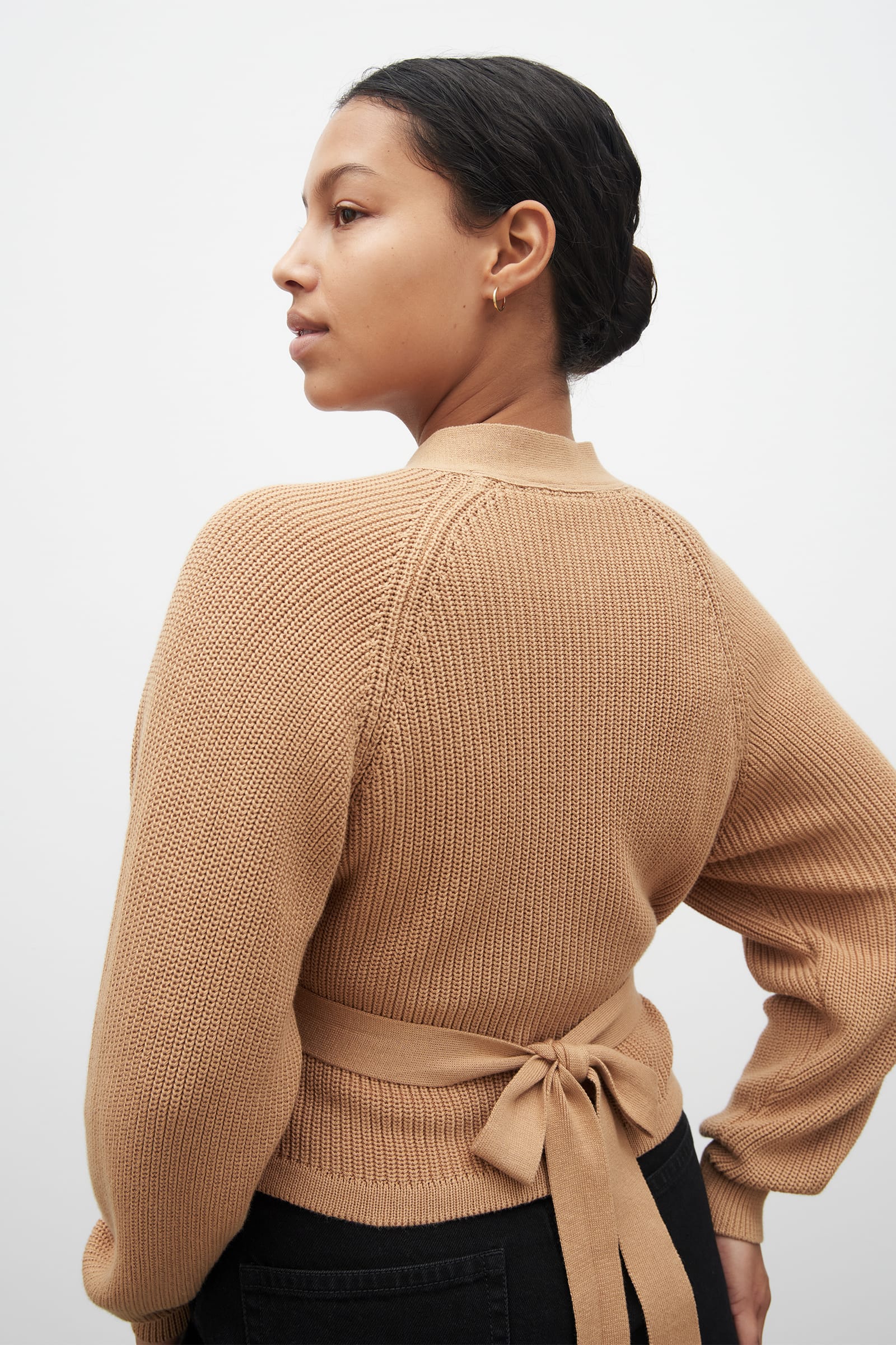 Kowtow composure cardigan on sale rust