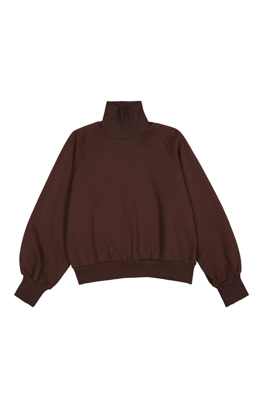 High Neck Sweatshirt