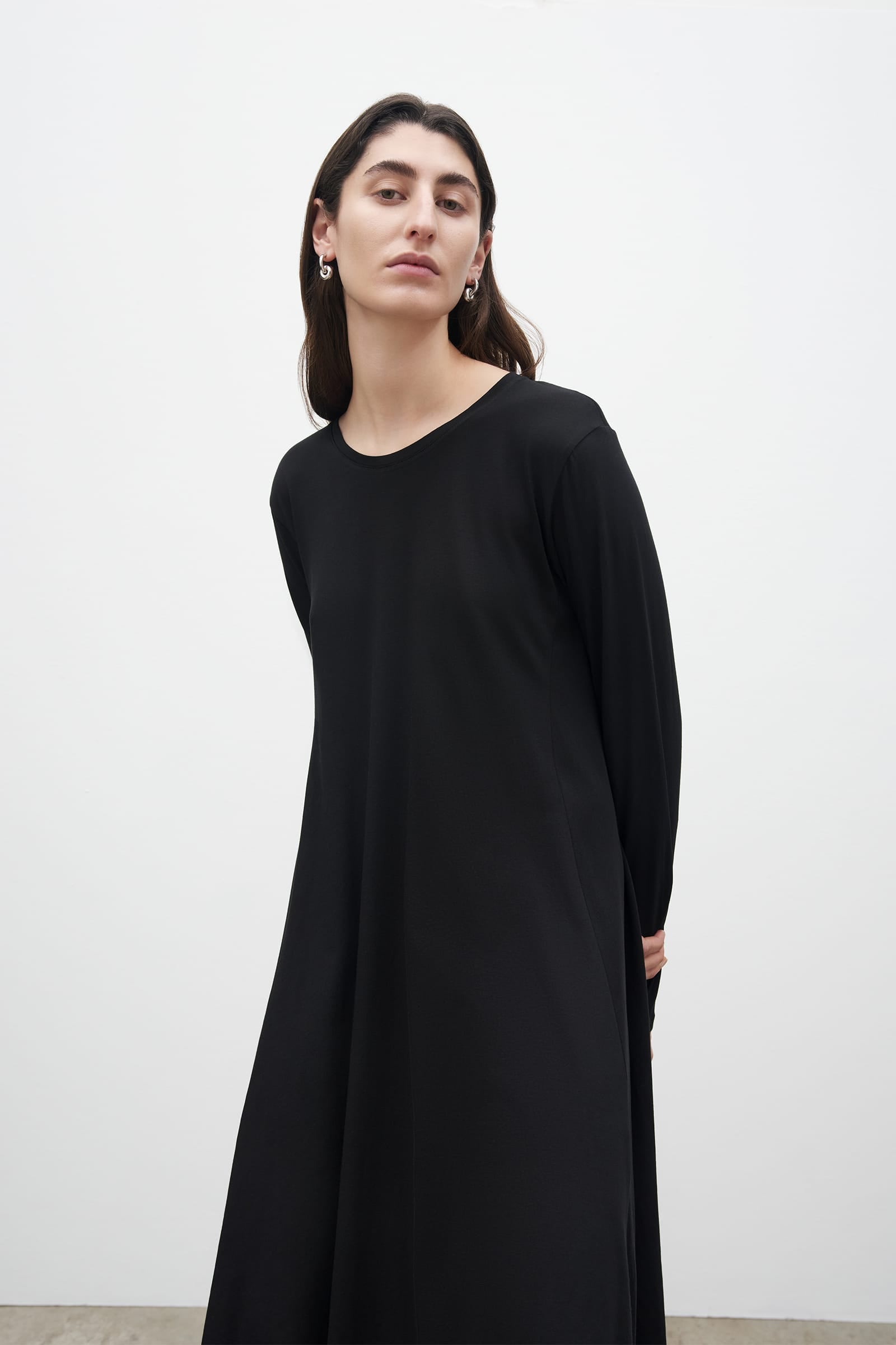 Cos long clearance sleeve dress