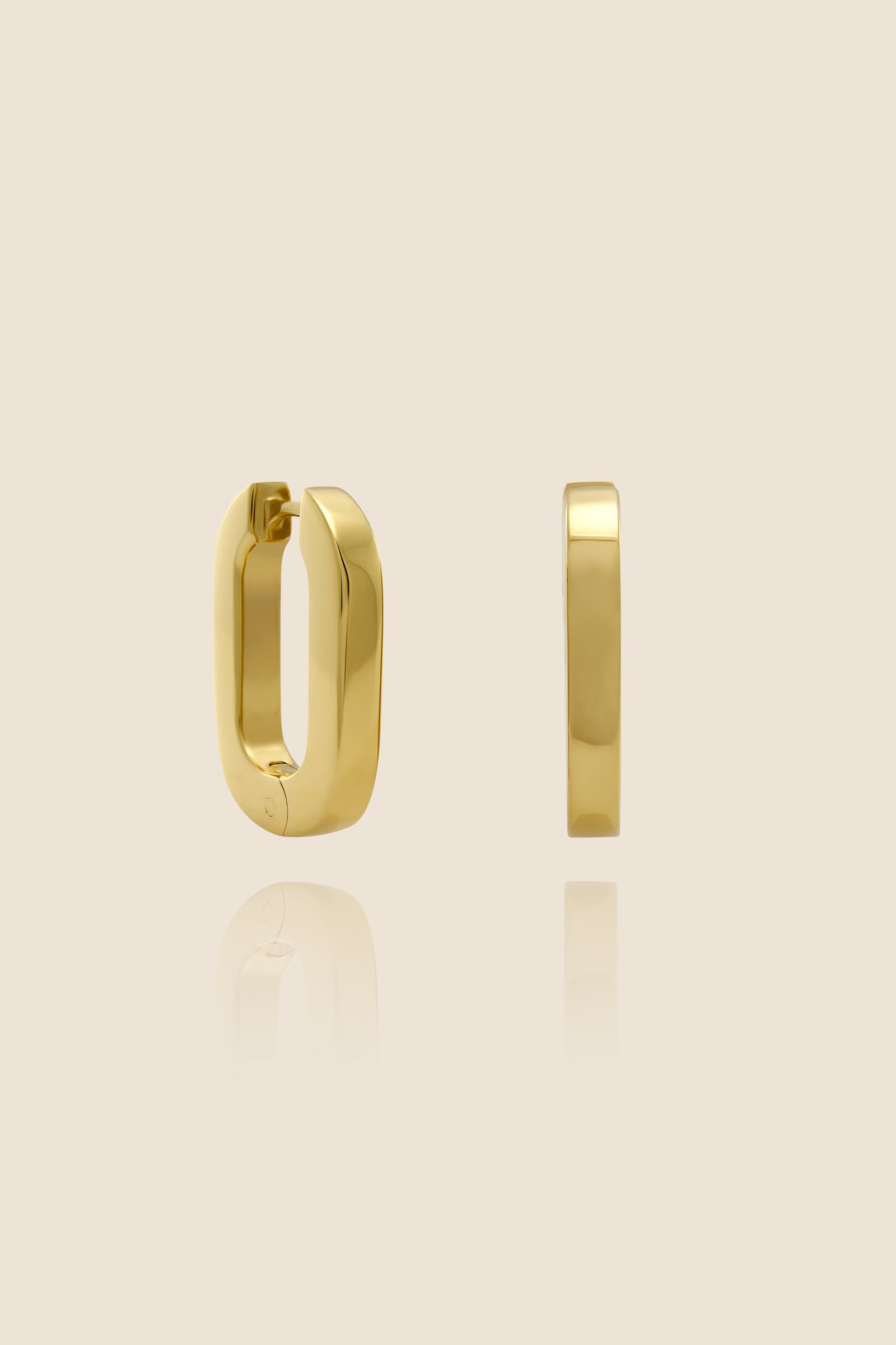 Yellow Gold Hoop Earrings with Pearl. Designed in NZ | FV Jewellery -  Fabuleux Vous Jewellery