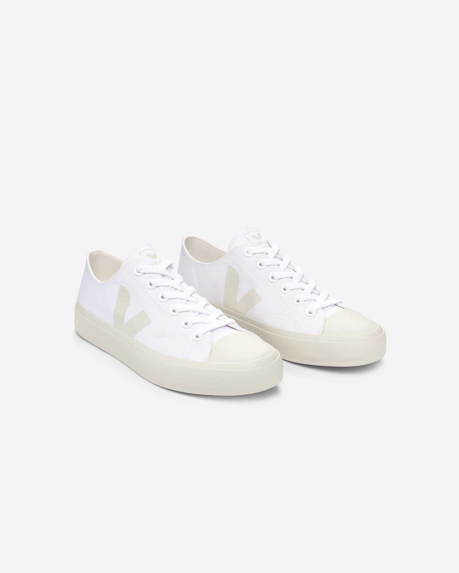 Shop Wata II Low Canvas - White Pierre